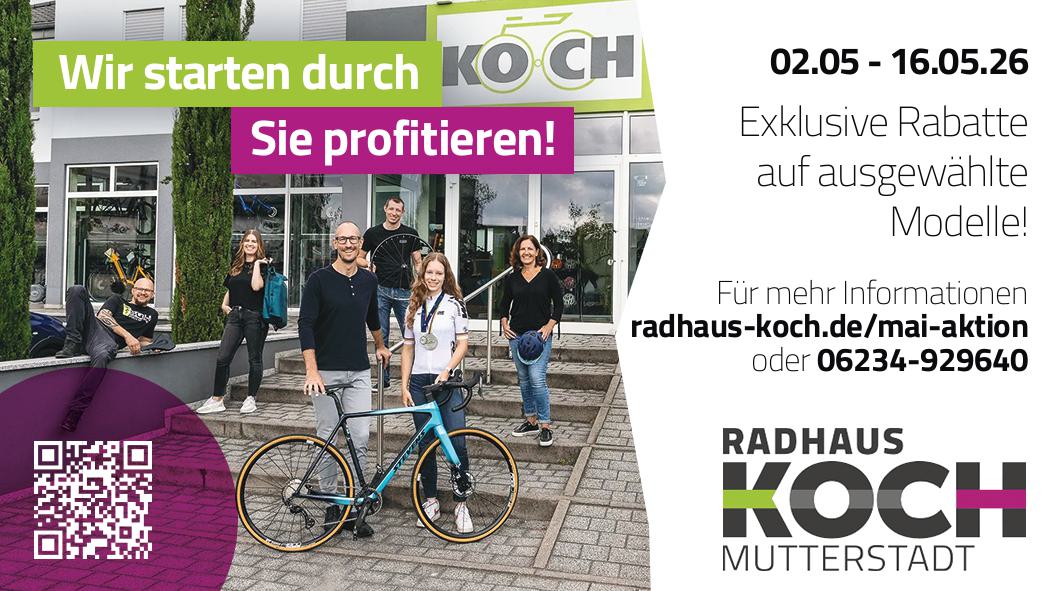 Mai-Aktion im Fahrradladen