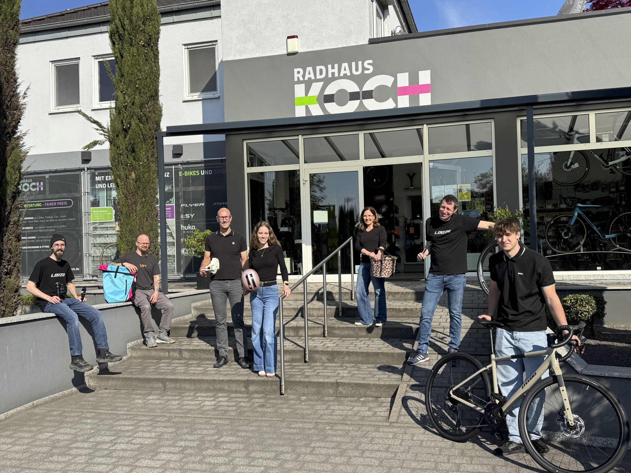 Unser Team vom Radhaus Koch - alle Mitarbeiter